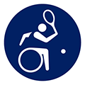icon:轮椅网球