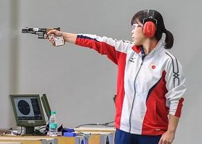 佐藤選手　写真提供　日本ライフル射撃協会